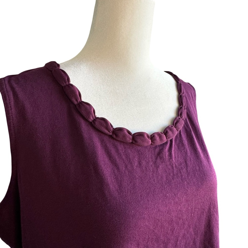Sleeveless Burgundy T-Shirt Sz XL